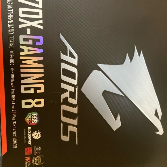 Aorus Z270X motherboard. Used. Pins are built. As if. Pls see photos. - Picture 3 of 4